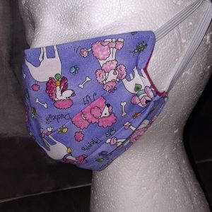 5 pcs Kids hand made  masks  cotton